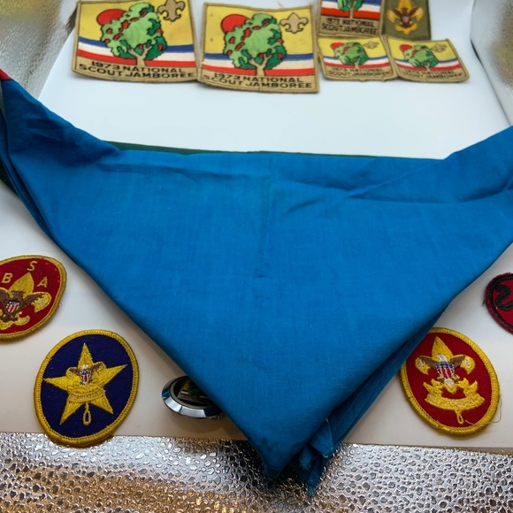 Vintage Boy Scouts of America National Scout Jamboree Neckerchief and Patches - Picture 10 of 15